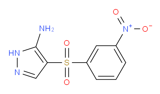 4-(3-nitrobenzenesulfonyl)-1H-pyrazol-5-amine