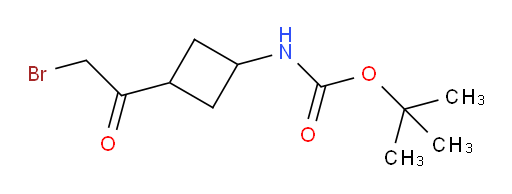 tert-butyl N-[3-(2-bromoacetyl)cyclobutyl]carbamate