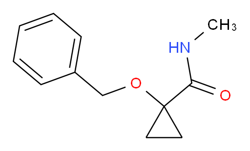 1-(benzyloxy)-N-methylcyclopropane-1-carboxamide