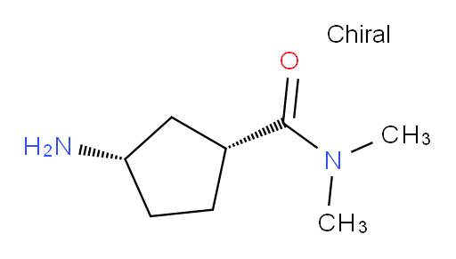 (1R,3S)-3-amino-N,N-dimethylcyclopentane-1-carboxamide