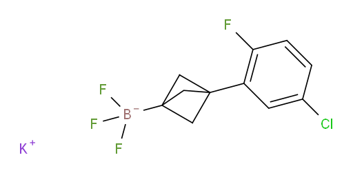 potassium [3-(5-chloro-2-fluorophenyl)bicyclo[1.1.1]pentan-1-yl]trifluoroboranuide