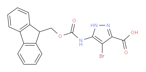 4-bromo-5-({[(9H-fluoren-9-yl)methoxy]carbonyl}amino)-1H-pyrazole-3-carboxylic acid