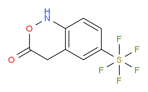 6-(pentafluoro-lambda6-sulfanyl)-3,4-dihydro-1H-2,1-benzoxazin-3-one