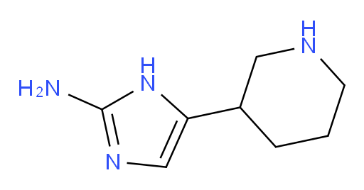 5-(piperidin-3-yl)-1H-imidazol-2-amine