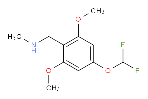 {[4-(difluoromethoxy)-2,6-dimethoxyphenyl]methyl}(methyl)amine