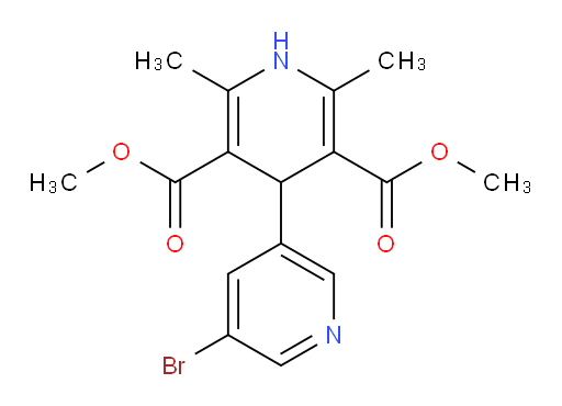 3',5'-dimethyl 5-bromo-2',6'-dimethyl-1',4'-dihydro-[3,4'-bipyridine]-3',5'-dicarboxylate