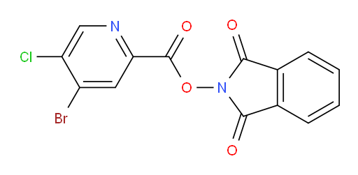 1,3-dioxo-2,3-dihydro-1H-isoindol-2-yl 4-bromo-5-chloropyridine-2-carboxylate