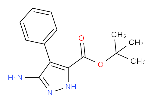 tert-butyl 3-amino-4-phenyl-1H-pyrazole-5-carboxylate