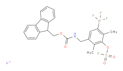 potassium {5-[({[(9H-fluoren-9-yl)methoxy]carbonyl}amino)methyl]-3-[(fluorosulfonyl)oxy]-2,4-dimethylphenyl}trifluoroboranuide
