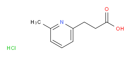 3-(6-methylpyridin-2-yl)propanoic acid hydrochloride