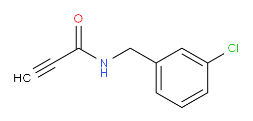 N-[(3-chlorophenyl)methyl]prop-2-ynamide