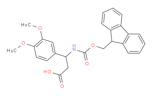 3-(3,4-dimethoxyphenyl)-3-({[(9H-fluoren-9-yl)methoxy]carbonyl}amino)propanoic acid