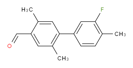 4-(3-fluoro-4-methylphenyl)-2,5-dimethylbenzaldehyde