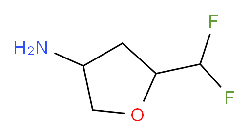 5-(difluoromethyl)oxolan-3-amine