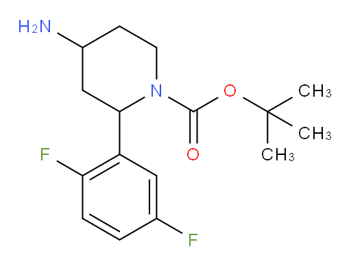 tert-butyl 4-amino-2-(2,5-difluorophenyl)piperidine-1-carboxylate