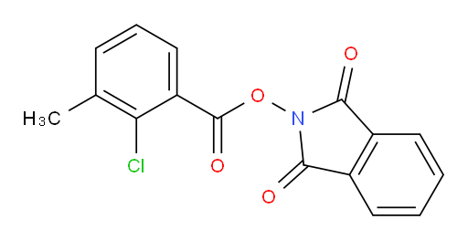 1,3-dioxo-2,3-dihydro-1H-isoindol-2-yl 2-chloro-3-methylbenzoate