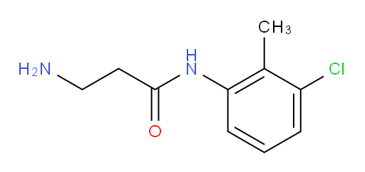 3-amino-N-(3-chloro-2-methylphenyl)propanamide
