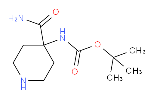 tert-butyl N-(4-carbamoylpiperidin-4-yl)carbamate
