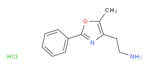 2-(5-methyl-2-phenyl-1,3-oxazol-4-yl)ethan-1-amine hydrochloride