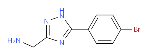 [5-(4-bromophenyl)-1H-1,2,4-triazol-3-yl]methanamine