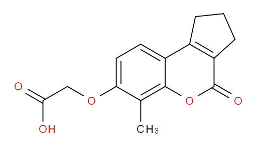 2-({6-methyl-4-oxo-1H,2H,3H,4H-cyclopenta[c]chromen-7-yl}oxy)acetic acid