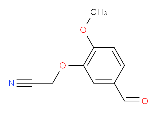 2-(5-formyl-2-methoxyphenoxy)acetonitrile