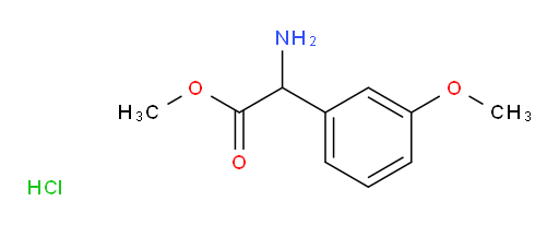 methyl 2-amino-2-(3-methoxyphenyl)acetate hydrochloride