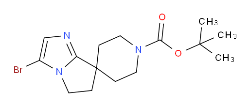 tert-butyl 3'-bromo-5',6'-dihydrospiro[piperidine-4,7'-pyrrolo[1,2-a]imidazole]-1-carboxylate