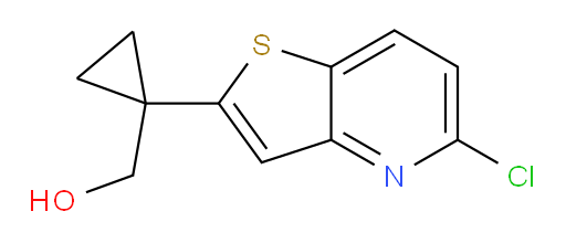 (1-{5-chlorothieno[3,2-b]pyridin-2-yl}cyclopropyl)methanol
