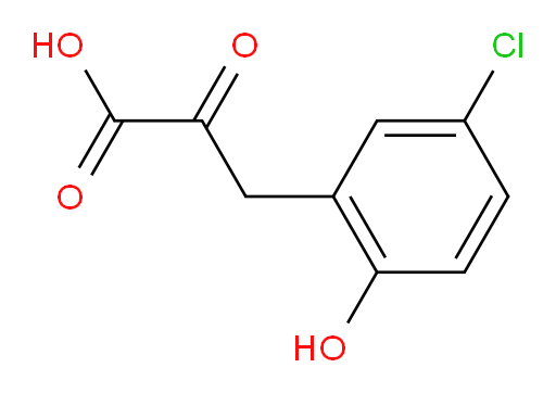 3-(5-chloro-2-hydroxyphenyl)-2-oxopropanoic acid