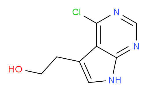2-{4-chloro-7H-pyrrolo[2,3-d]pyrimidin-5-yl}ethan-1-ol