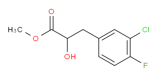 methyl 3-(3-chloro-4-fluorophenyl)-2-hydroxypropanoate