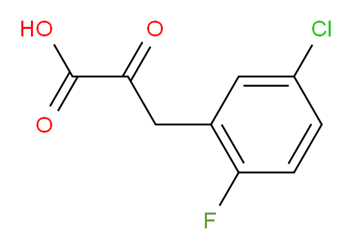3-(5-chloro-2-fluorophenyl)-2-oxopropanoic acid