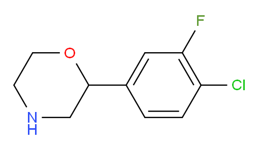 2-(4-chloro-3-fluorophenyl)morpholine