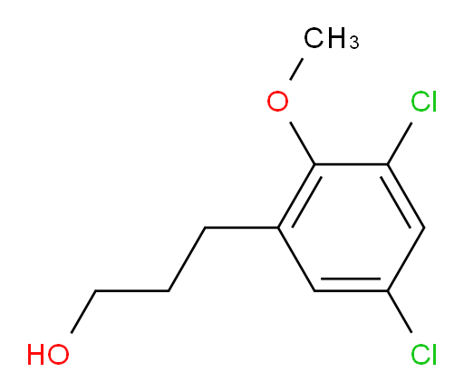 3-(3,5-dichloro-2-methoxyphenyl)propan-1-ol