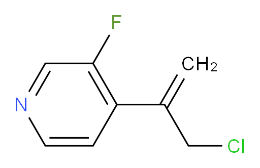 4-(3-chloroprop-1-en-2-yl)-3-fluoropyridine