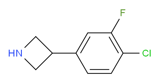 3-(4-chloro-3-fluorophenyl)azetidine