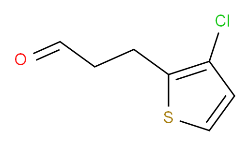 3-(3-chlorothiophen-2-yl)propanal