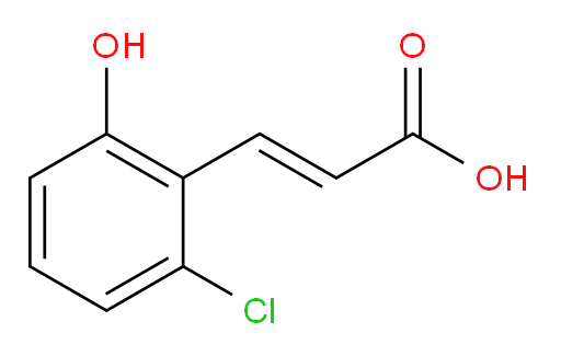 3-(2-chloro-6-hydroxyphenyl)prop-2-enoic acid