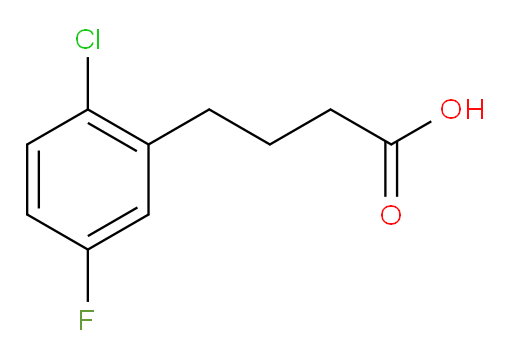 4-(2-chloro-5-fluorophenyl)butanoic acid