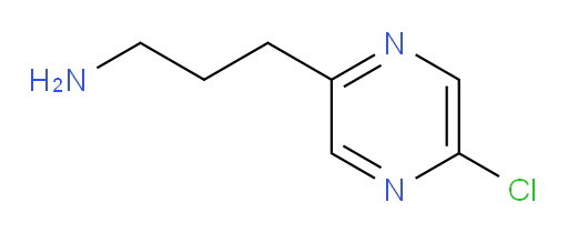 3-(5-chloropyrazin-2-yl)propan-1-amine