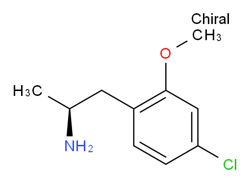 (2S)-1-(4-chloro-2-methoxyphenyl)propan-2-amine