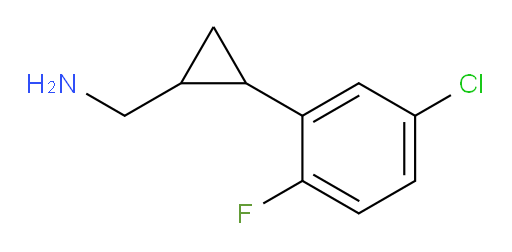 [2-(5-chloro-2-fluorophenyl)cyclopropyl]methanamine