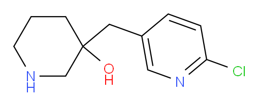 3-[(6-chloropyridin-3-yl)methyl]piperidin-3-ol