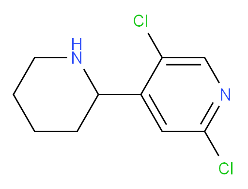 2,5-dichloro-4-(piperidin-2-yl)pyridine