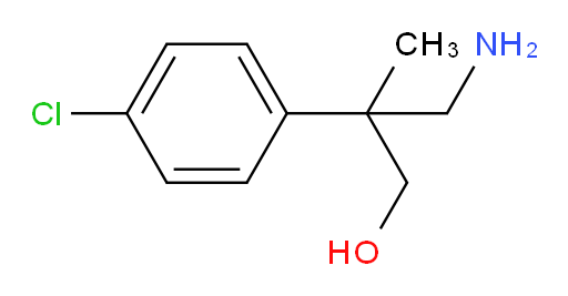 3-amino-2-(4-chlorophenyl)-2-methylpropan-1-ol