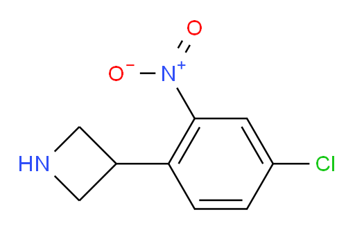 3-(4-chloro-2-nitrophenyl)azetidine