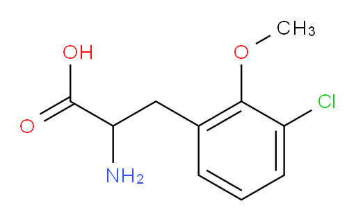 2-amino-3-(3-chloro-2-methoxyphenyl)propanoic acid