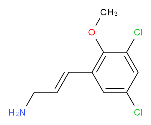 3-(3,5-dichloro-2-methoxyphenyl)prop-2-en-1-amine