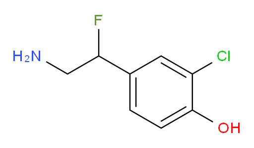 4-(2-amino-1-fluoroethyl)-2-chlorophenol
